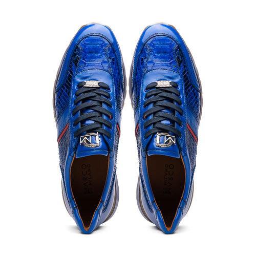 Marco Di Milano Brescia Electric Blue Leather Shoe