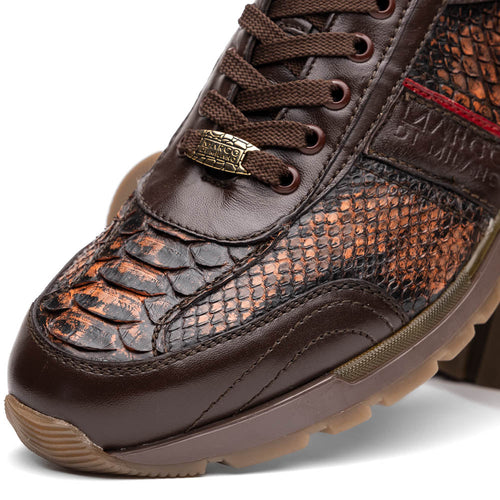 Marco Di Milano Brescia Cognac Washed Leather Shoes