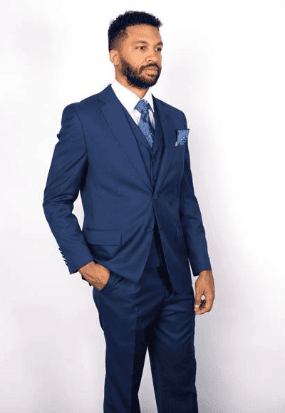 Bright Blue Suits - AlbertoNardoniStore