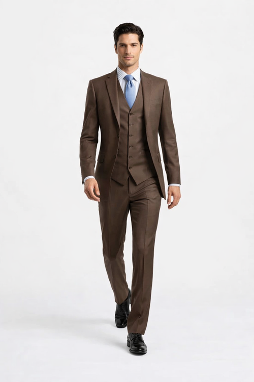 Brown Groomsmen Suits