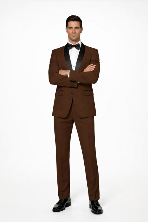 Brown Wedding Suit - Brown Wedding tuxedo