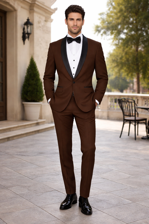 Brown Wedding Suit - Brown Wedding tuxedo