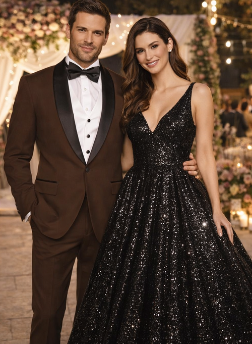 Brown Wedding Suit - Brown Wedding tuxedo