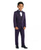 Boys 3 Piece Slim Fit Tuxedo - Paisley Design