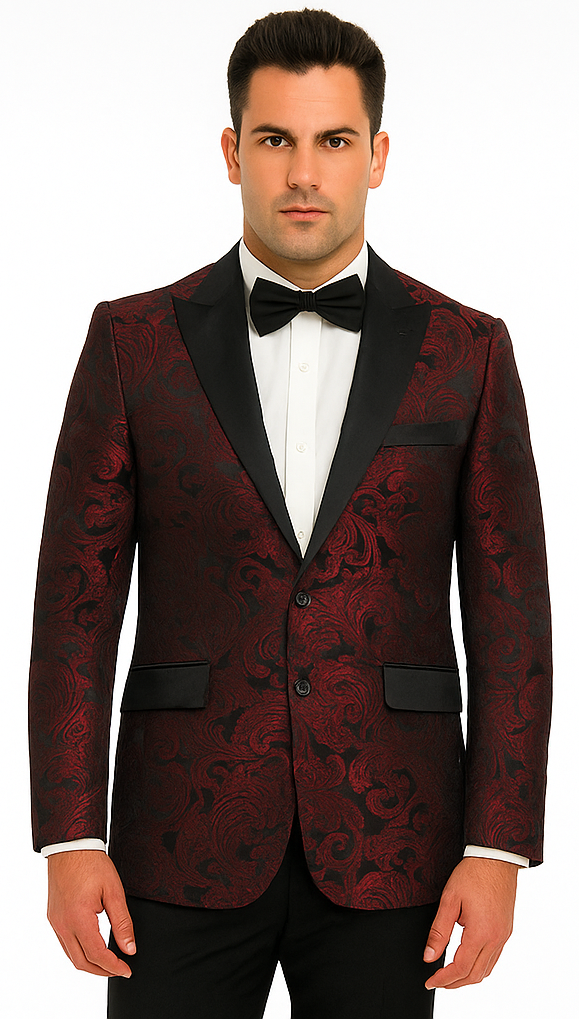 Burgundy Groomsmen Suits