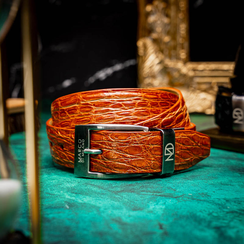 Marco Di Milano Massimo Belt Honey Leather Shoe
