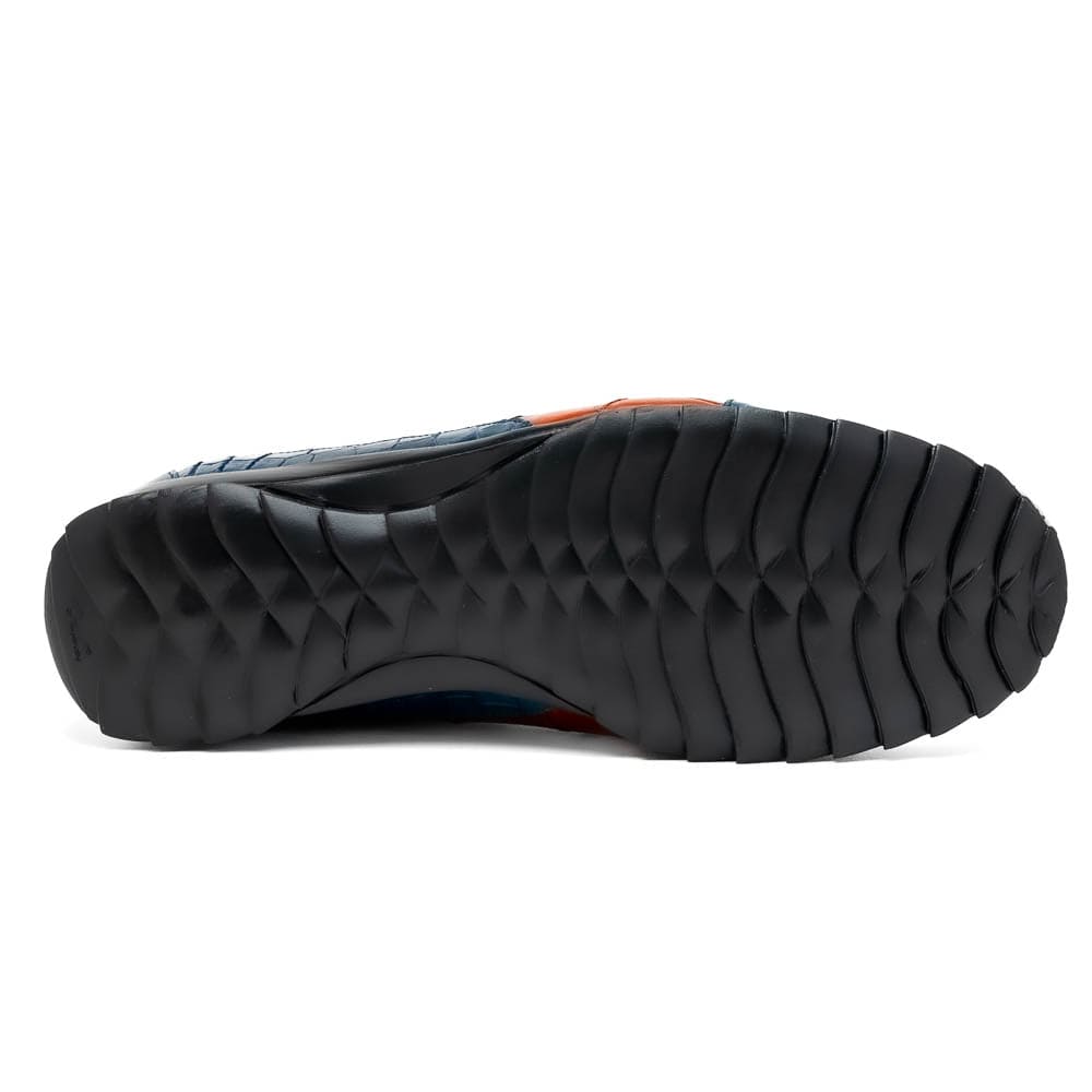 Marco Di Milano Cairo Alligator Sneakers Blue