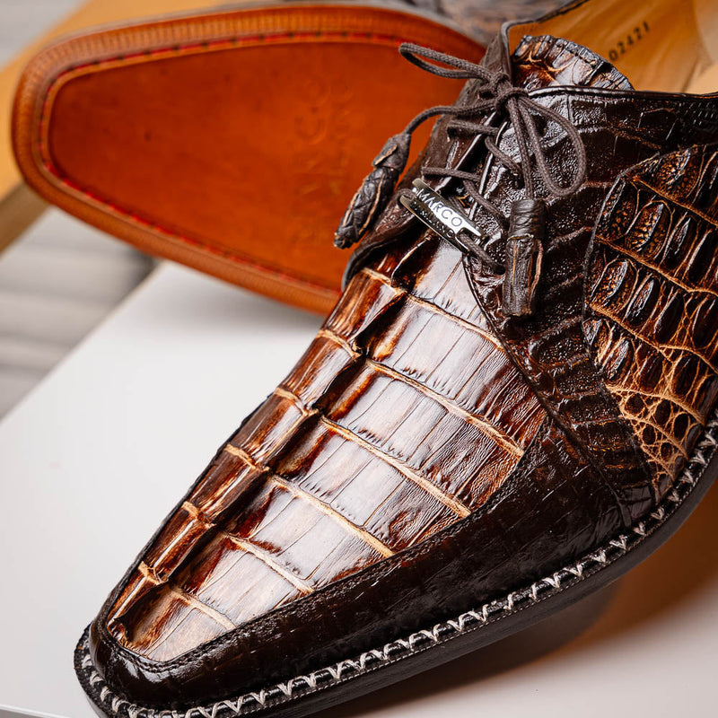Marco Di Milano Caribe Rustic Orix Brown Leather Loafer
