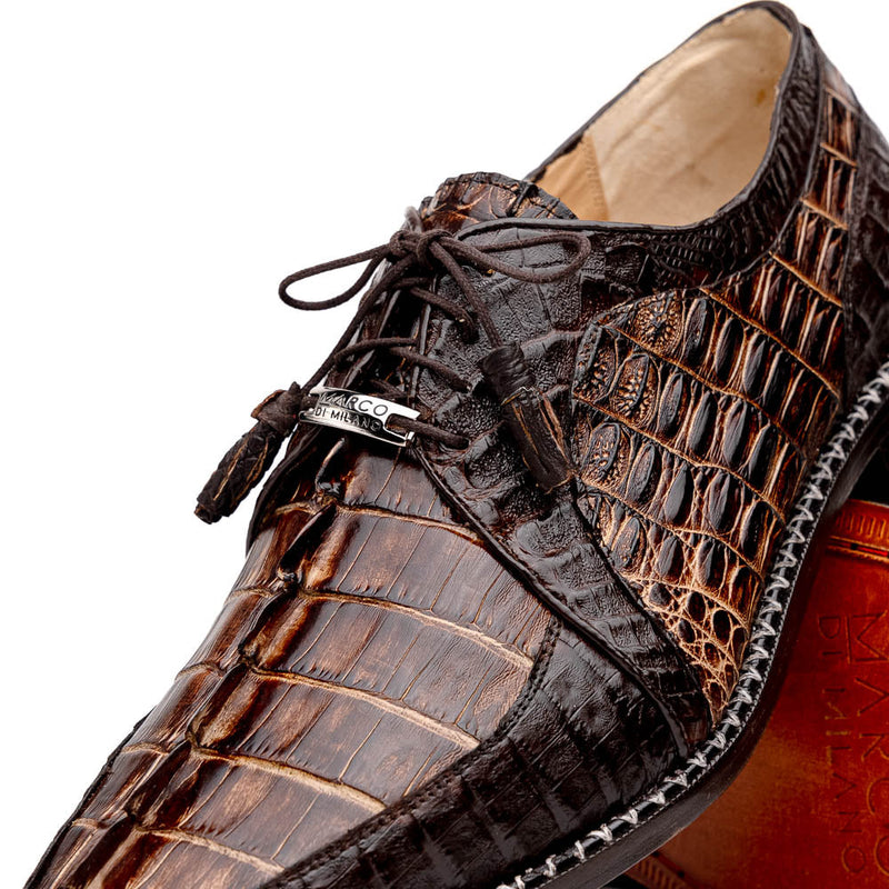 Marco Di Milano Caribe Rustic Orix Brown Leather Loafer
