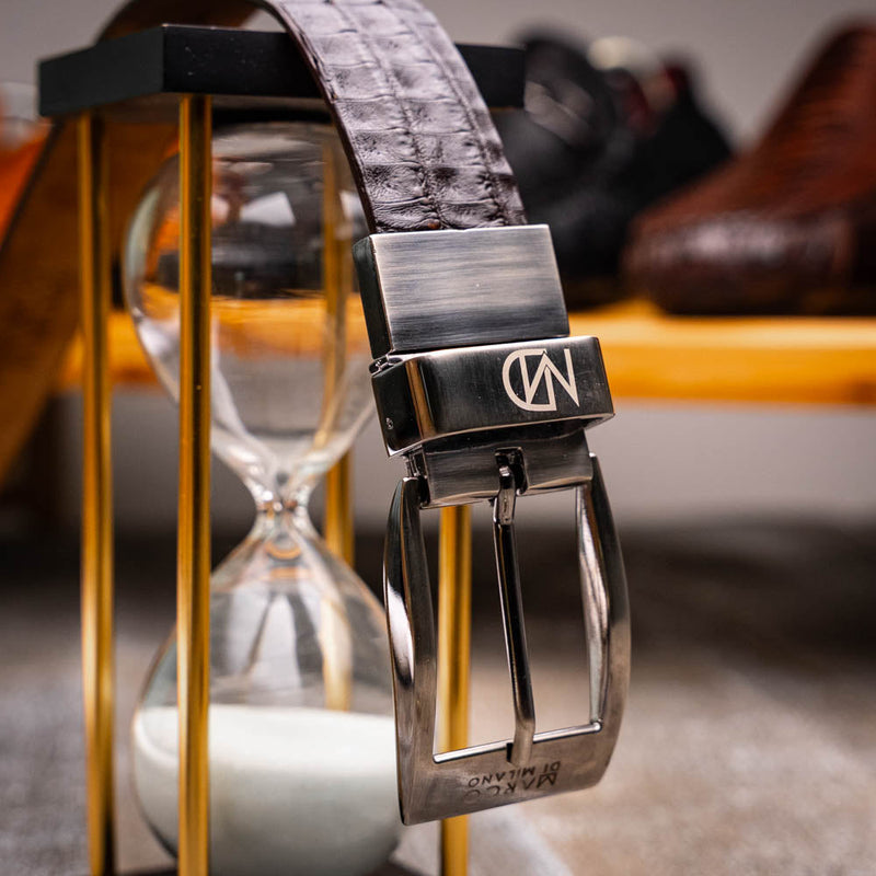 Marco Di Milano Caribe Belt Brown Pantano Leather Shoe