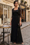Eva USA 3094 Long Mother Of The Bride Lace Chiffon Jacket Dress