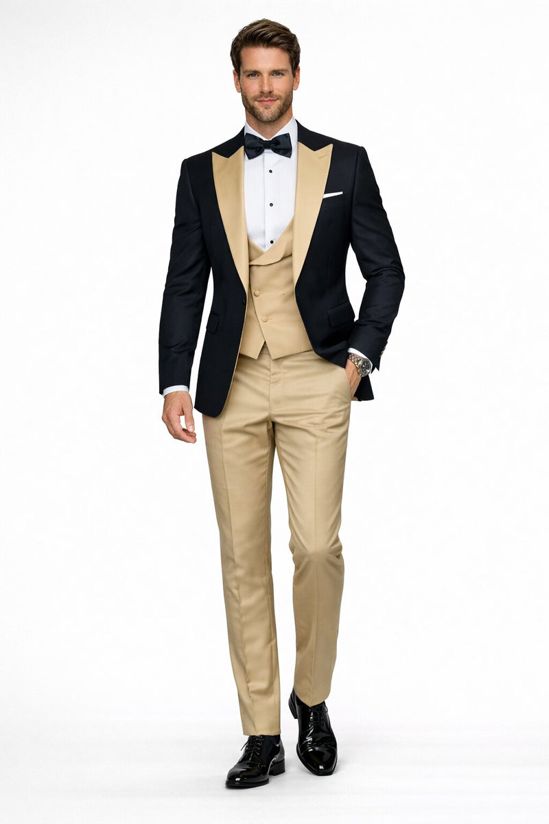 Tan Tuxedo - Beige Champagne Color Tuxedo