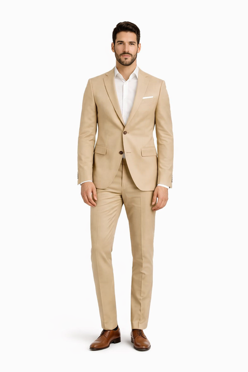 Champagne Groomsmen Suits