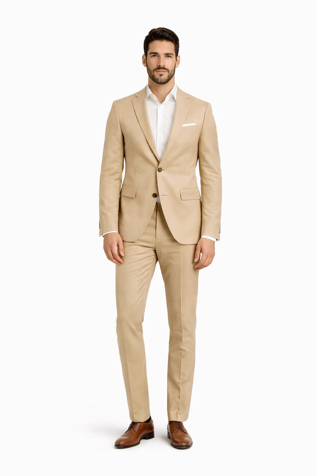 Champagne Groomsmen Suits