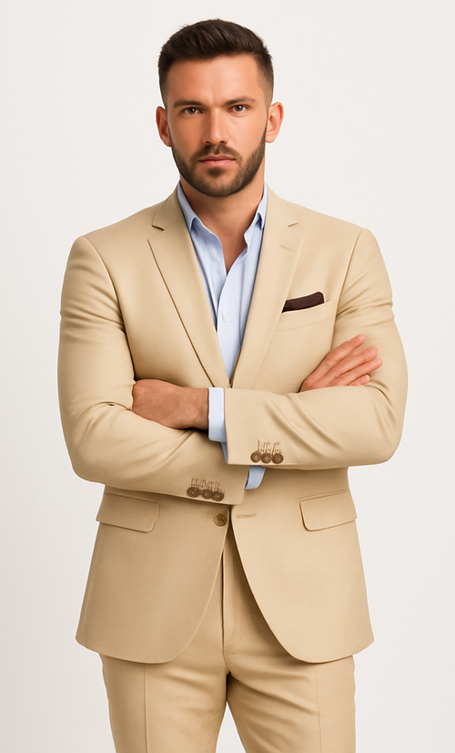 champagne-groomsmen-suits