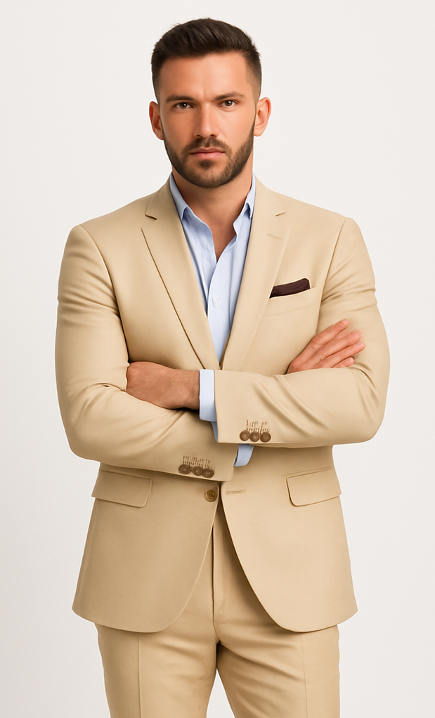 champagne-groomsmen-suits