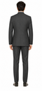 Charcoal Grey Indian Suit Color Banded Collar Suit - Chines Collar in Color Gray 5 Buttons Style