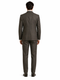 "Charcoal Grey Men's 2-Button Suit with Pleated Pants & Double-Breasted Vest"