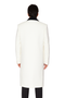 Mens Overcoat - Mens Long Wool Topcoats - Topcoat For Men-Chesterfield Wool & Cashmere Full Length Overcoat Winter White