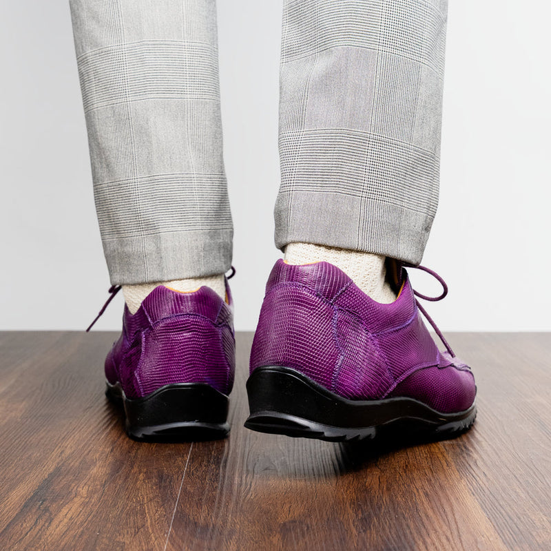 Marco_Di_Milano Crater Purple Luxury Leather Shoe