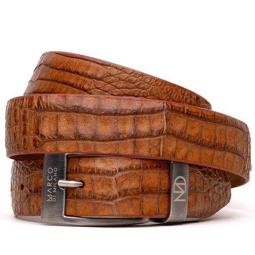 Marco Di Milano Riccardo Belt Cognac Leather Shoe