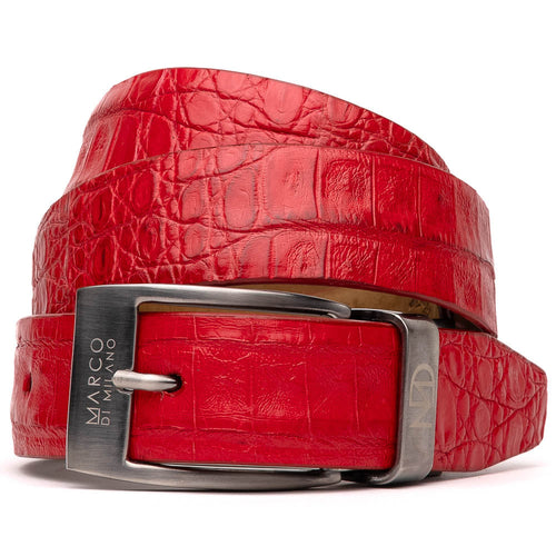 Marco Di Milano Riccardo Belt - Light Red Leather Loafer