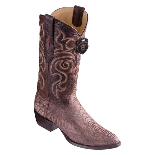 R Toe Cowboy Boots - Round Toe Cowboy Boots Los Altos Men's Brown Caiman Belly Cowboy Boots Round Toe