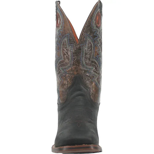 Dan Post Men's Deuce Genuine Leather Square Toe Boots - Black