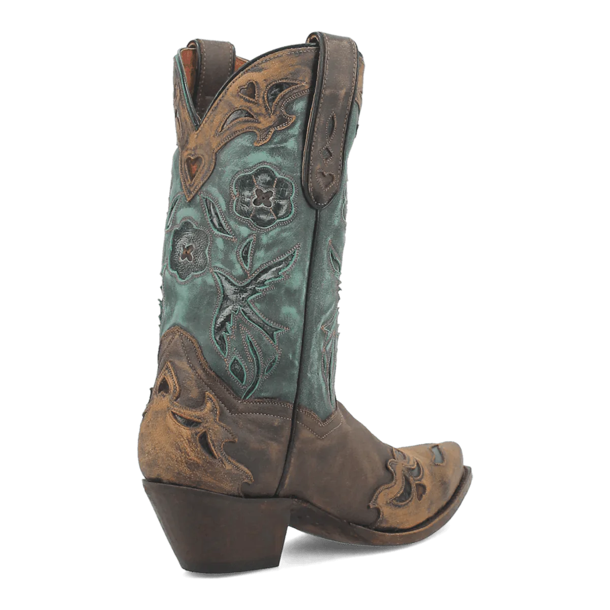 Dan Post Women's Vintage Bluebird Snip Toe Leather Boots - Chocolate