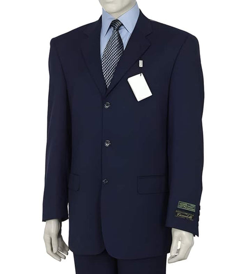 Mens Blue Wool Suit - Any Brand Style Size