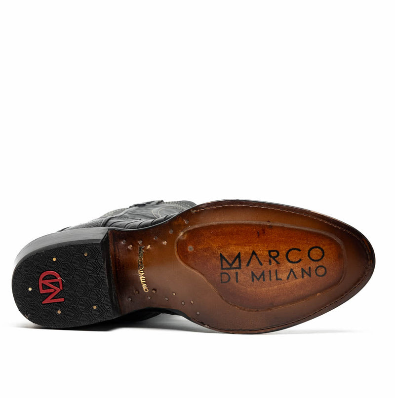 Marco Di Milano Denver Black Leather Oxford