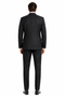 Double Breasted Suits - Vested Suits Wool Fabric - Apolo King Brand - Gray Stripe Suit