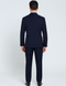 Double Breasted Suits - Vested Suits Wool Fabric - Apolo King Brand - Navy Suit