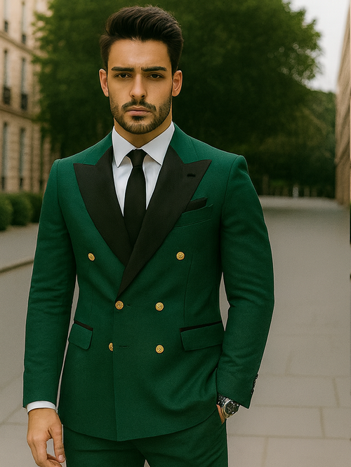 Double Breasted Tuxedo - Double Breasted Suit - Groom Suit - Groom Tuxedo - Wedding Suit
