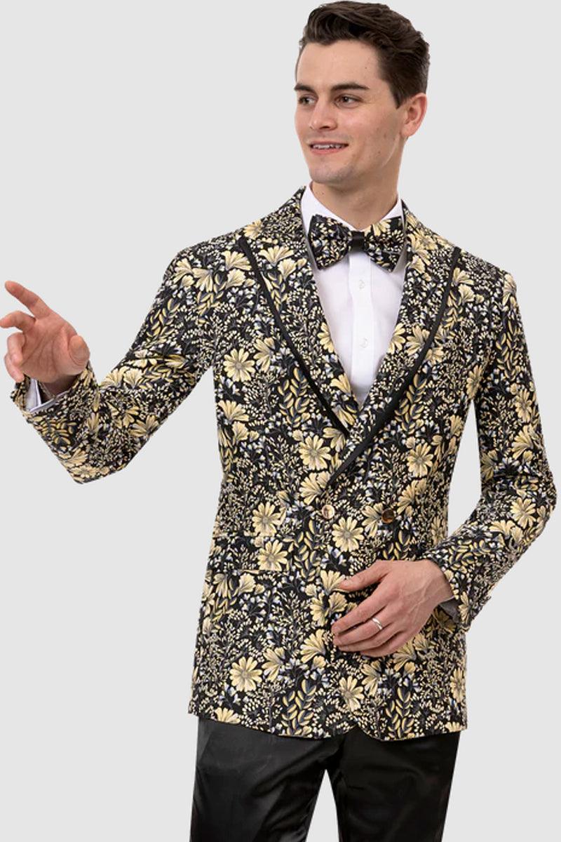 Paisley Blazer - Ivory Tuxedo - Dinner Jacket - Prom Tuxedo main image 1