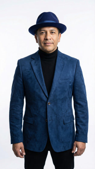 Mens Fashion Sport Coat - Micro Suede