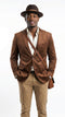 Mens Fashion Sport Coat - Micro Suede