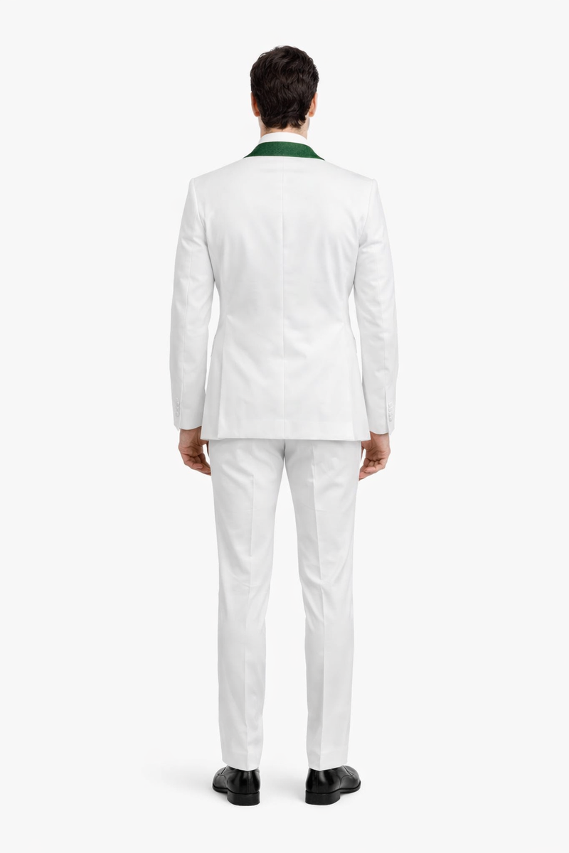 Emerald Green Tuxedo - Hunter Green Tuxedo + Vested Suit