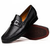 Marco Di Milano Enzo Lizard Bit Loafers Black