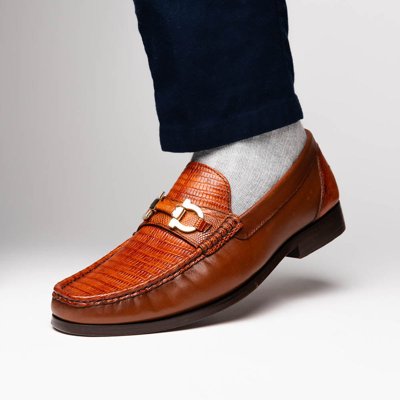 Marco Di Milano Enzo Cognac Leather Dress Shoe