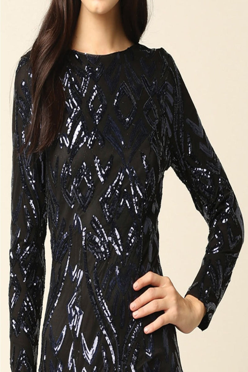 Eva USA 3374 Quinceanera Dress in Black/Navy