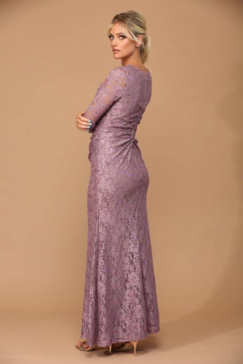 Eva USA 3397 Fully Lined Evening Mother of the Bride Long Dress