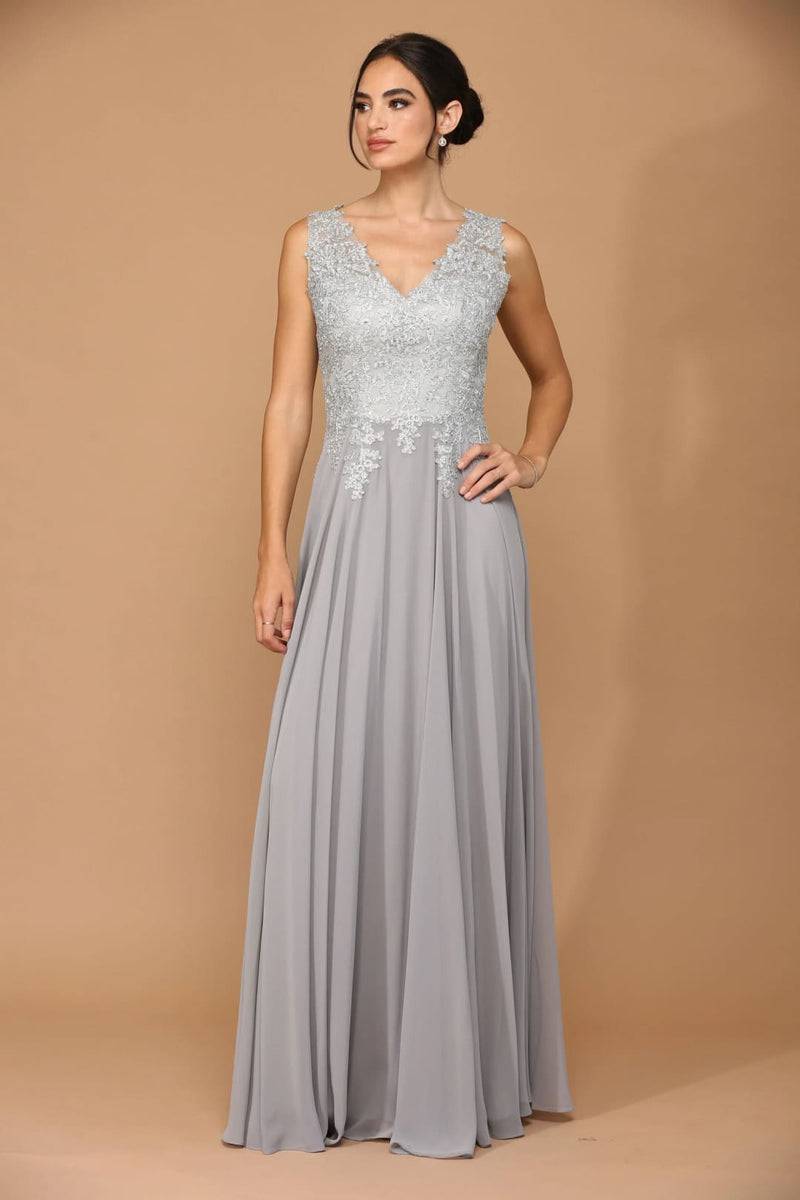 Eva USA 5233 Long Mother of the Bride Chiffon Formal Dress