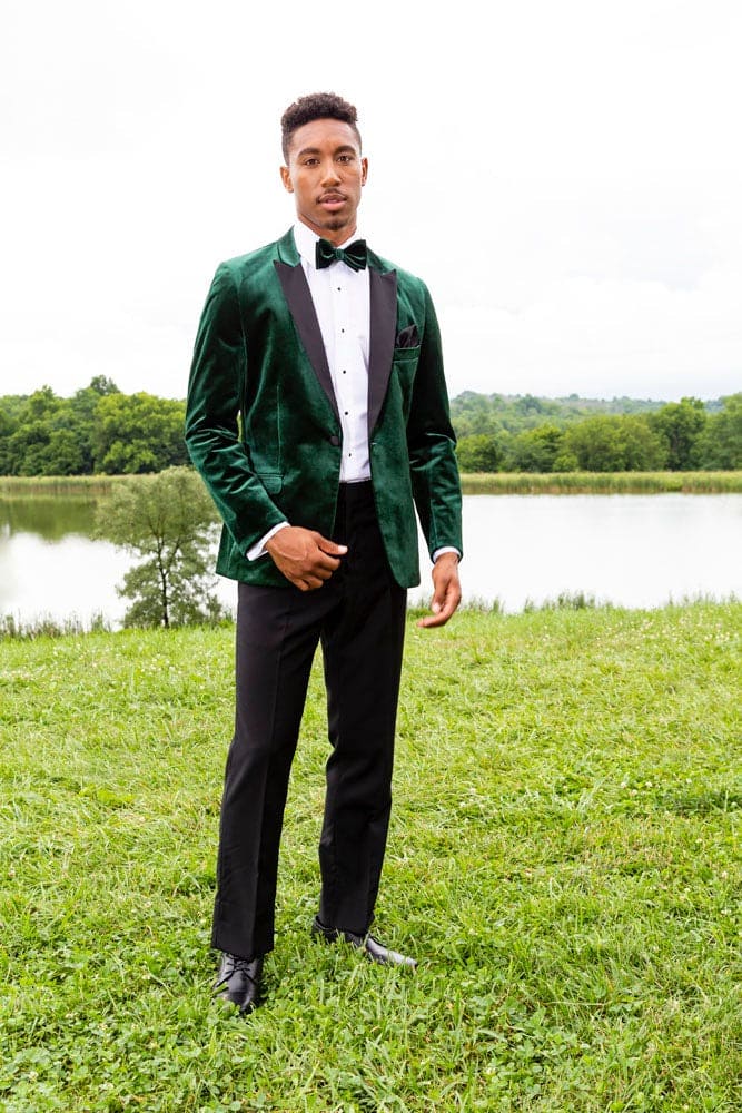 Emerald Green Prom Suits