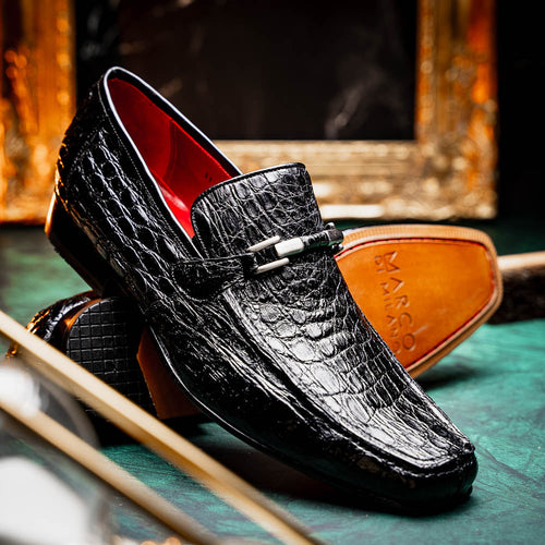Marco_Di_Milano Fabro-Tin Black Leather Luxury Shoe