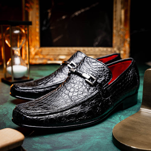 Marco_Di_Milano Fabro-Tin Black Leather Luxury Shoe