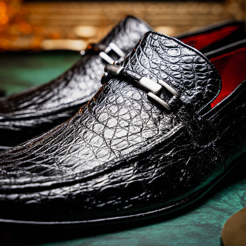 Marco_Di_Milano Fabro-Tin Black Leather Luxury Shoe