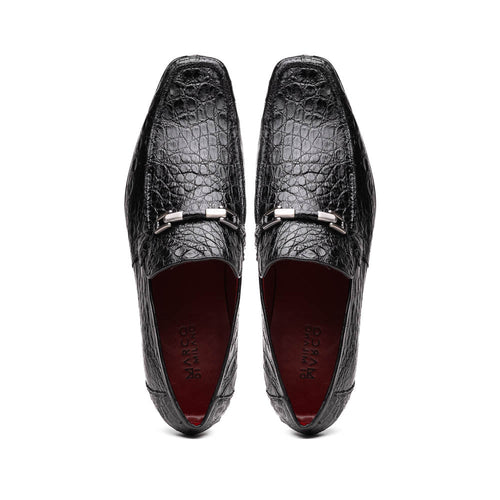 Marco_Di_Milano Fabro-Tin Black Leather Luxury Shoe