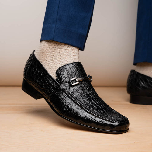 Marco_Di_Milano Fabro-Tin Black Leather Luxury Shoe