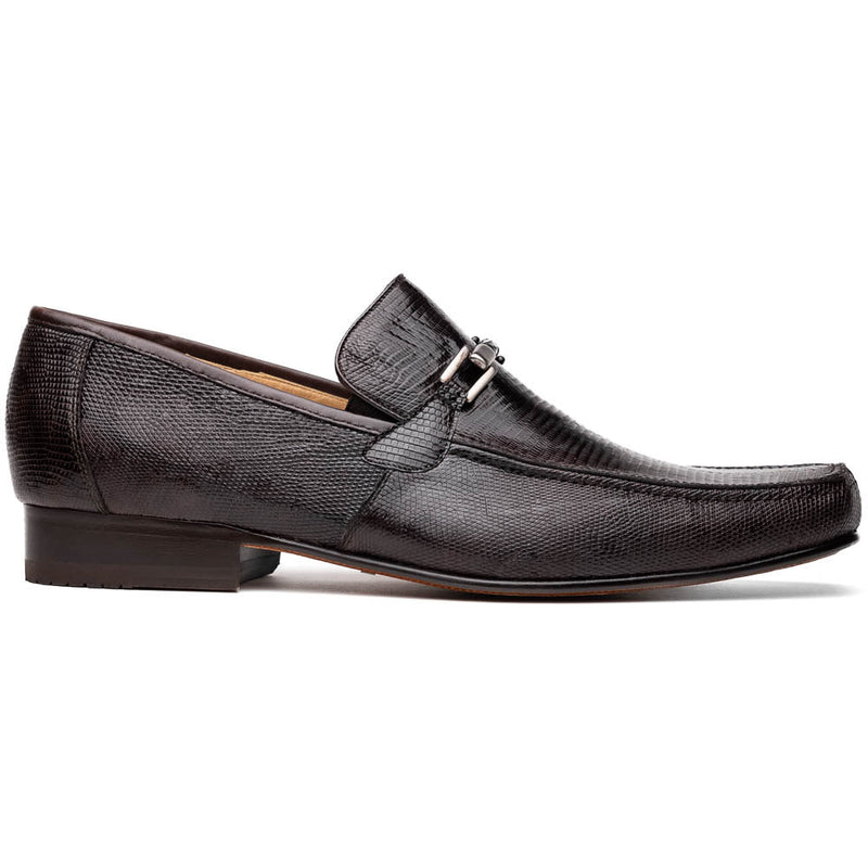 Marco Di Milano Fabro-Liz Brown lizard bit loafer